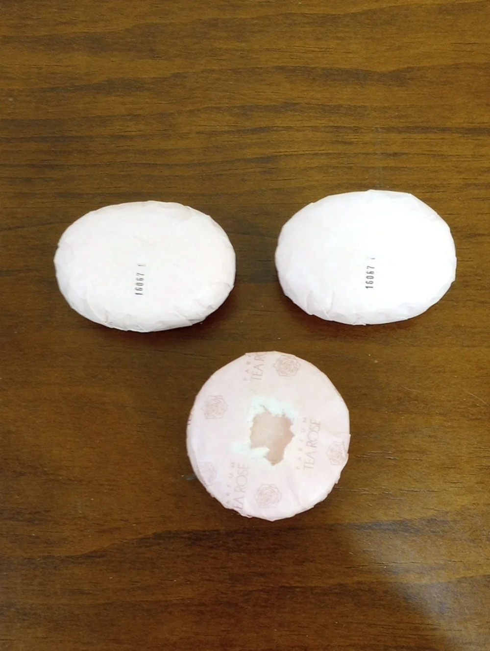 Fancy Scented Bath Soap, Set of 3 - Vintage!